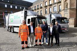 Stadt Düsseldorf und ZWD stellen neue vollelektrische Müllsammelfahrzeuge vor